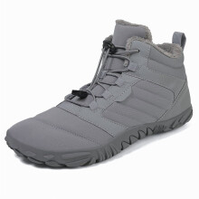 Men's Ankle Winter Boots Faux Fur Lining Waterproof Warm Snow Boots Booties with Memory Foam