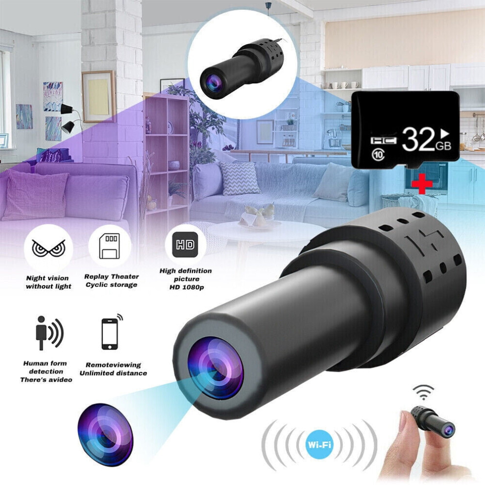 Hidden Spy Camera Wifi 1080P With Night Vision And 32Gb Card 9101399669647