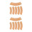 12Pcs Khaki Synthetic Thatch Roof Material for Creative DIY Projects 6