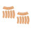 12Pcs Khaki Synthetic Thatch Roof Material for Creative DIY Projects 8