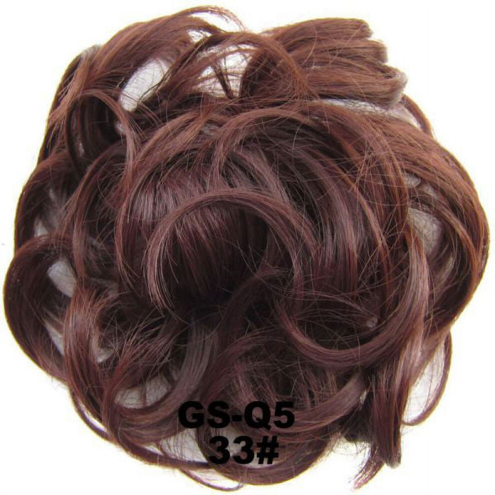 High-Temperature Resistant Hair Bun Wig