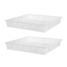 Concrete paver mold white PP 2 pcs