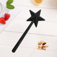 1 baguette magique à secouer, baguette magique féérique, baguette magique et poivrière, baguette magique étoile et poivrière noires