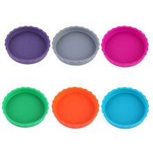 6 tapones para latas de refresco estándar, tapas de silicona reutilizables para latas de refresco.