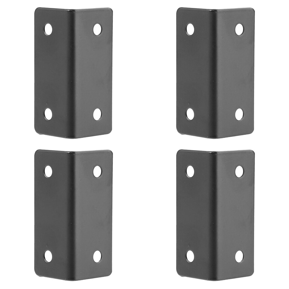Ounona Set Of 4 Stainless Steel L-Shaped Corner Braces, 90 Degree Metal Right Angle Fixers For Strong Support 9180479656531