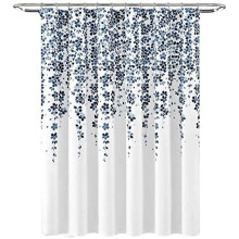 Sprchový závěs s květinovým vzorem, 72x72 palců, polyester