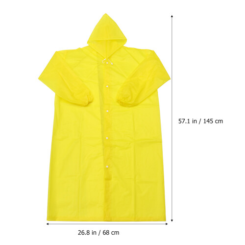 Volwassene Regenjas Met Capuchon Waterdicht Ademend 1