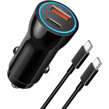 iPhone 17/16/15 Car Charger MFi Certified 43W USB-C with