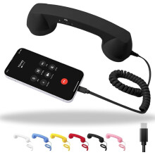 Retro Phone Handset for iPhone and Android Red