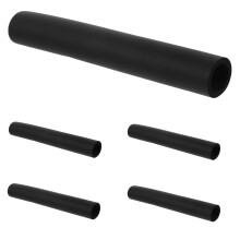 OUNONA neoprenový obal na rukojeť vodítka pro psa, černý, 5 ks