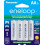 BK-3MCCA6BA AA2100Cycle Προφορτισμένες επαναφορτιζόμενες μπαταρίες Ni-MH, πακέτο 6 μπαταριών 1
