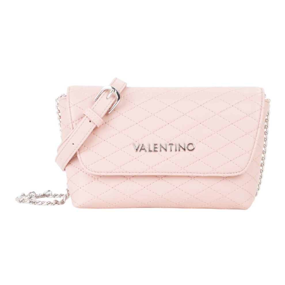 Valentino Cross Body Bag Fran Flap Bag Cipria Rose Silver