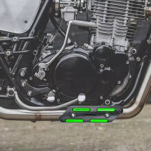 Motorcycle Exhaust Heat Shield - Anti-Scald Decorative Cover, Plastic, for Most Motorcycles