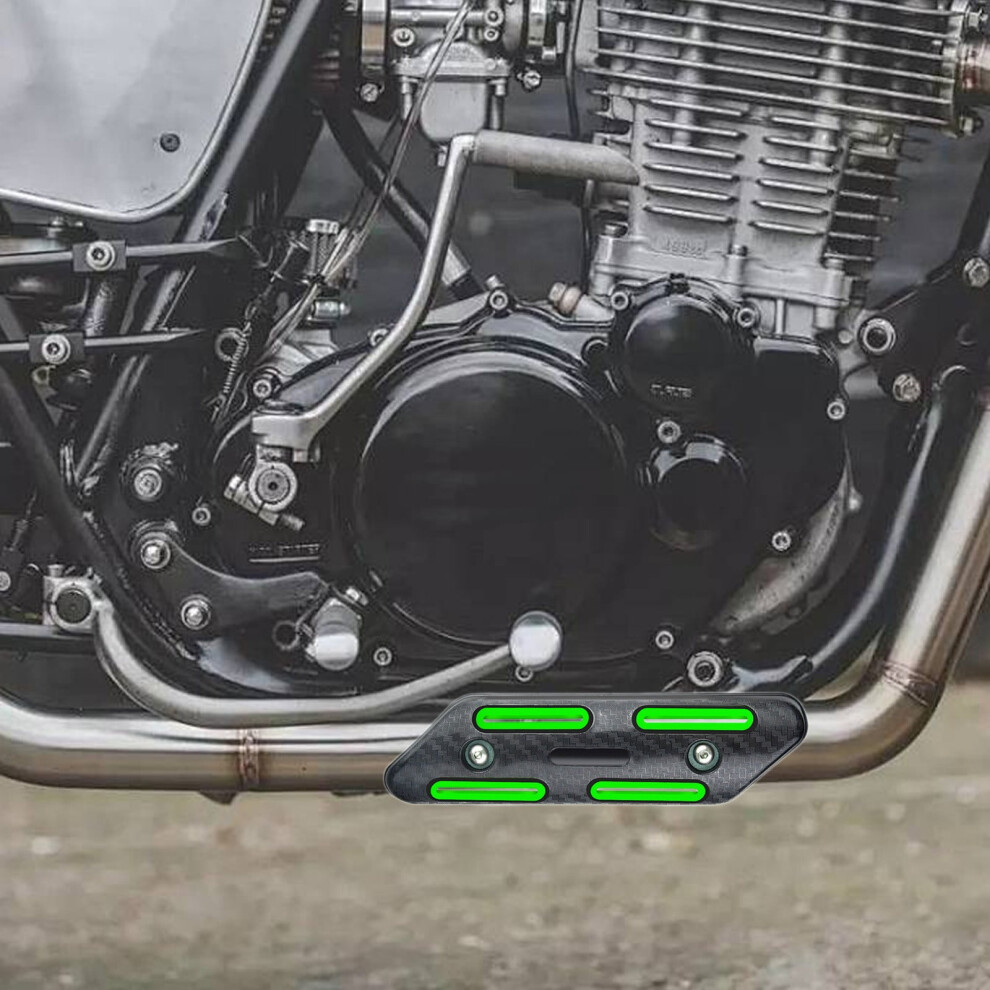 Motorcycle Exhaust Heat Shield - Anti-Scald Decorative Cover, Plastic, For Most Motorcycles 9327961504561