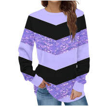 Blusas de manga larga con cuello redondo, estilo túnica, informales y de moda para mujer.