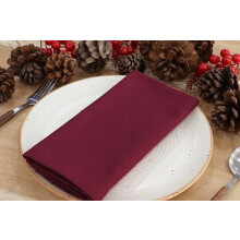 Bomullstygservetter Vinröda 45x45 cm 12-pack