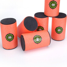 GOOHOCHY EVA Toy Shooting Targets for Kids War Games and Birthday Parties 6pcs.8cm