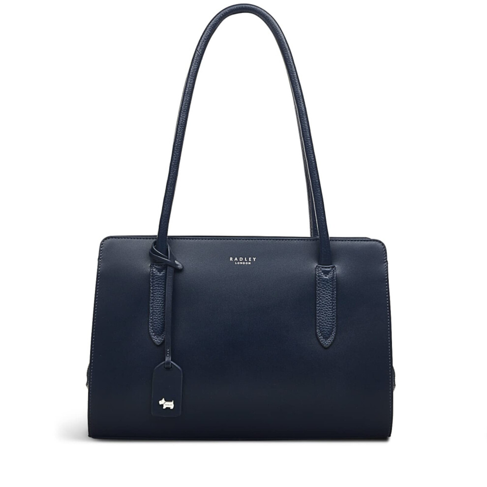Radley Liverpool Street Medium Ziptop Shoulder Bag In Ink