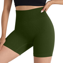 Pantaloni scurți de yoga confortabili pentru femei - Pantaloni scurți de motociclist cu talie înaltă, pantaloni respirabili pentru fitness, sport