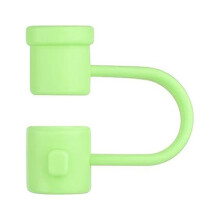 Ensemble de couvre-pailles en silicone réutilisables et écologiques, compatibles avec les tubes de diamètre standard de 6 à 8 mm. Idéal pour les