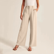 Dress Pants for Women, High Waisted Wide Leg Pants Work Business Casual Flowy Trousers Office Bronze