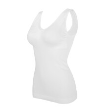 Výpredaj! Hontri Shapewear Women's Shapewear Body Shapewear Tops Bezšvové kompresné tielko Body Shapewear s vypchávkami na hrudník Stahovacia