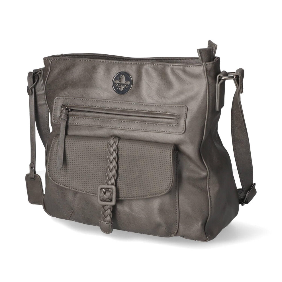 Rieker Women's H1340 Shoulder Bag, Gray, S