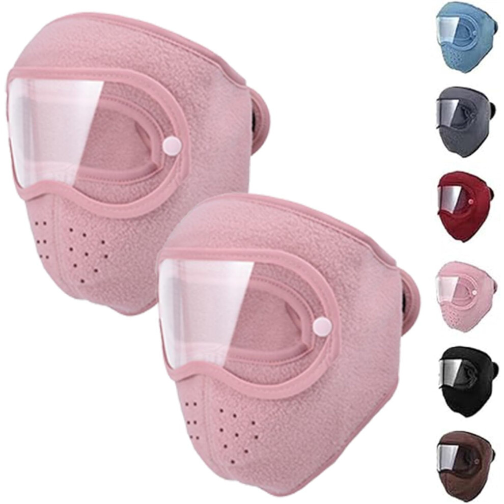 Fleece Thermal Face Mask With Detachable Goggles 9104899443410