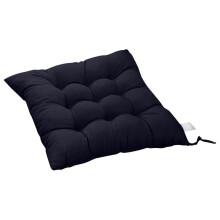Coussin de sol Gallickan pour adultes et enfants, 40 x 40 cm, bleu marine – Idéal pour la méditation, le yoga ou comme coussin pour banc ou