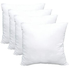 Puteinnlegg Hypoallergenisk mikrofiber 18x18 tommer Pakke med 4