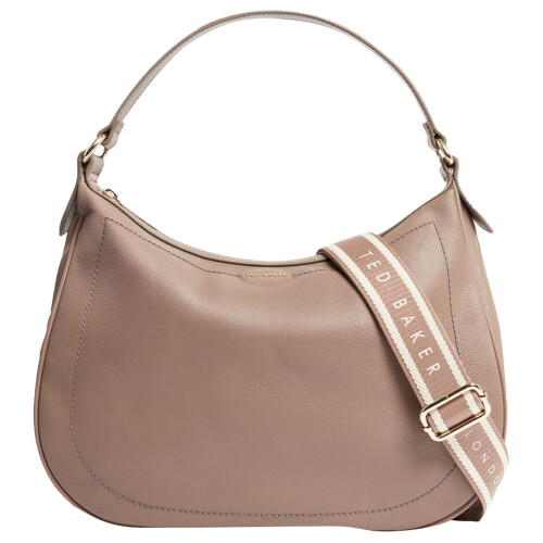 Ted Baker Ted Baker Women's Webbing Large Leather Hobo Bag, Taupe