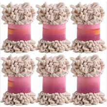 6 strengen - Totaal 600 g Fun Finger Loops garen - Jumbo polyestergaren - Geen haaknaald of breinaalden nodig