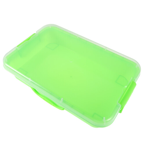 2St Stapelbare Kinderspeelbak Plastic Met Zandvormen En