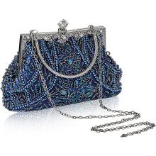 1920s Vintage Beaded Clutch Evening Bags for Women Bride Wedding Guests Gift Purse Graduation Prom Party Clutch