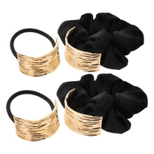 8Stk Metall Ponytail Haargummis Für Stilvolle Frisuren