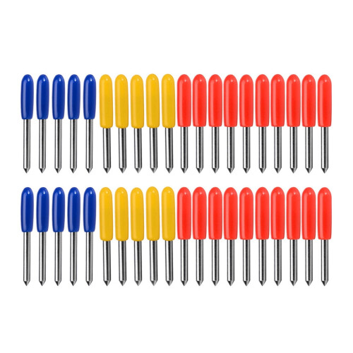 40Pcs Multi-Angle Blades for Cricut, Steel Alloy, Silver