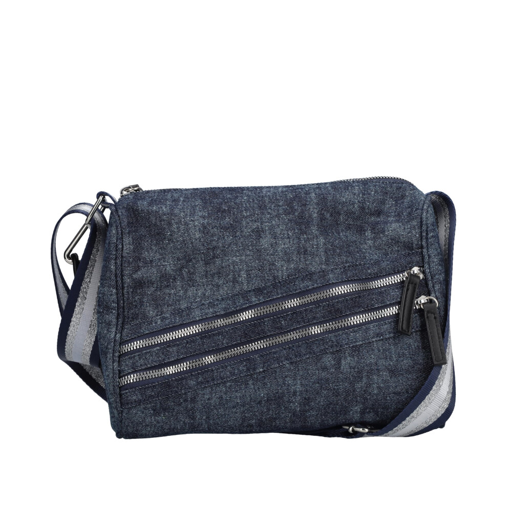 Rieker Women H1613 Shoulder Bag, Blue, S
