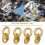 Lifting Bracket Set 4 pcs 5500lbs Engine Support Bar with Slings & Levelers 5