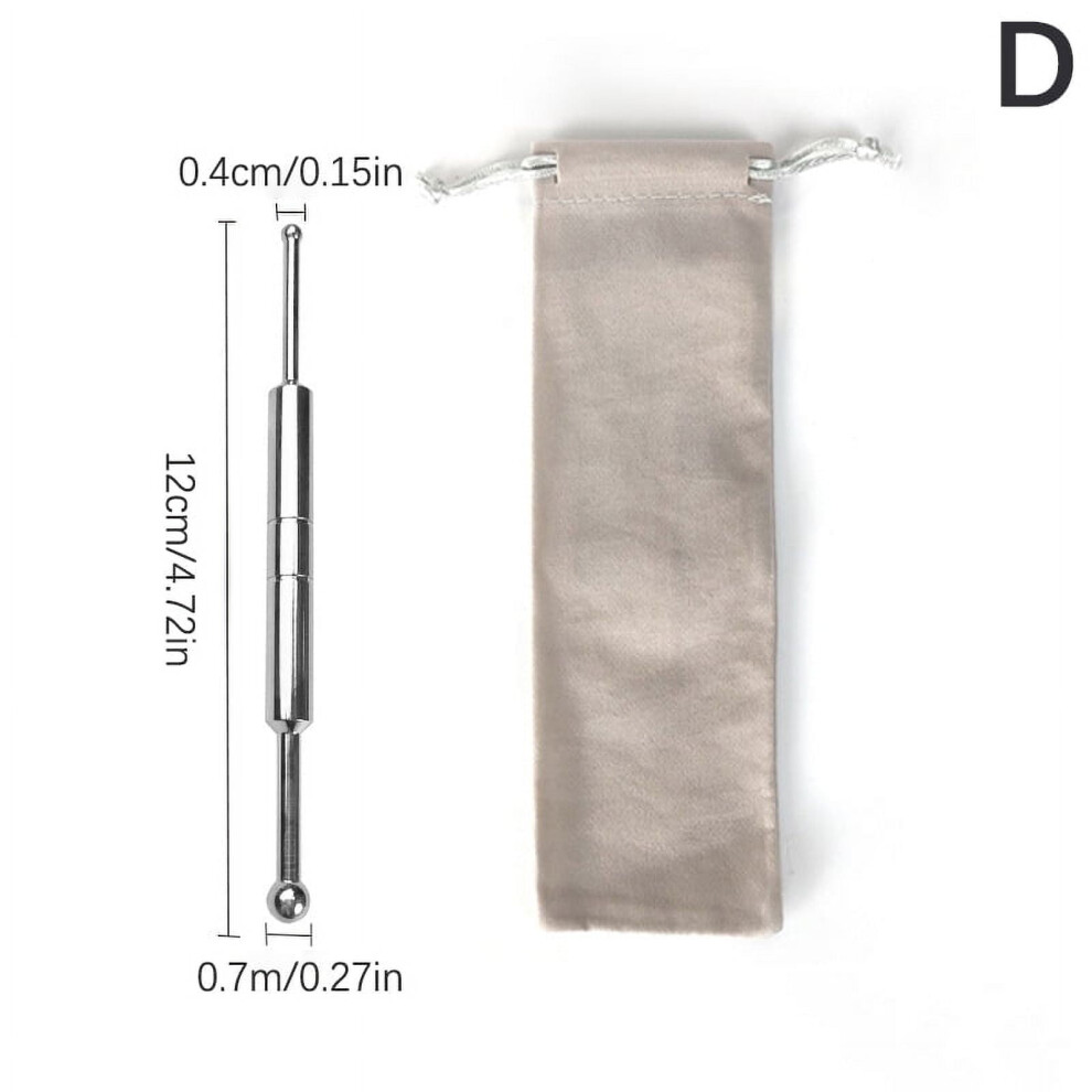 Manual Acupuncture Pen Terahertz Energy Stone Massage Tool Trigger Point Massager Stick For Face Body Relax Facial Reflexology
