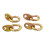 Lifting Bracket Set 4 pcs 5500lbs Engine Support Bar with Slings & Levelers 6
