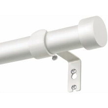 Asta per tende telescopica nera da 32 a 144 pollici, diametro 1 pollice