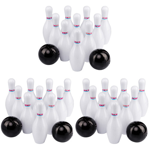 3St Bowling Set Wit Perfect Voor Kinderen En -Kind 1