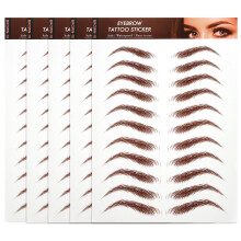 Braune Wasserfeste Augenbrauen Sticker Für Natürliches Make-Up