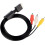 PS2 PS3 AV cable RCA video audio cord 1 pack 1