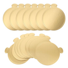 400Stk Runde Cupcake Basen Gold Papier Für Backen Und Dekorieren