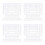 32Pcs Transparent Drafting Tools with Eraser Template for School Use 7