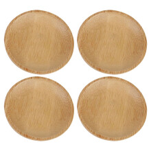 Bambus-Servierschalen, 4er-Pack