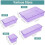 Set di 25 organizer per cassetti in plastica trasparente 1