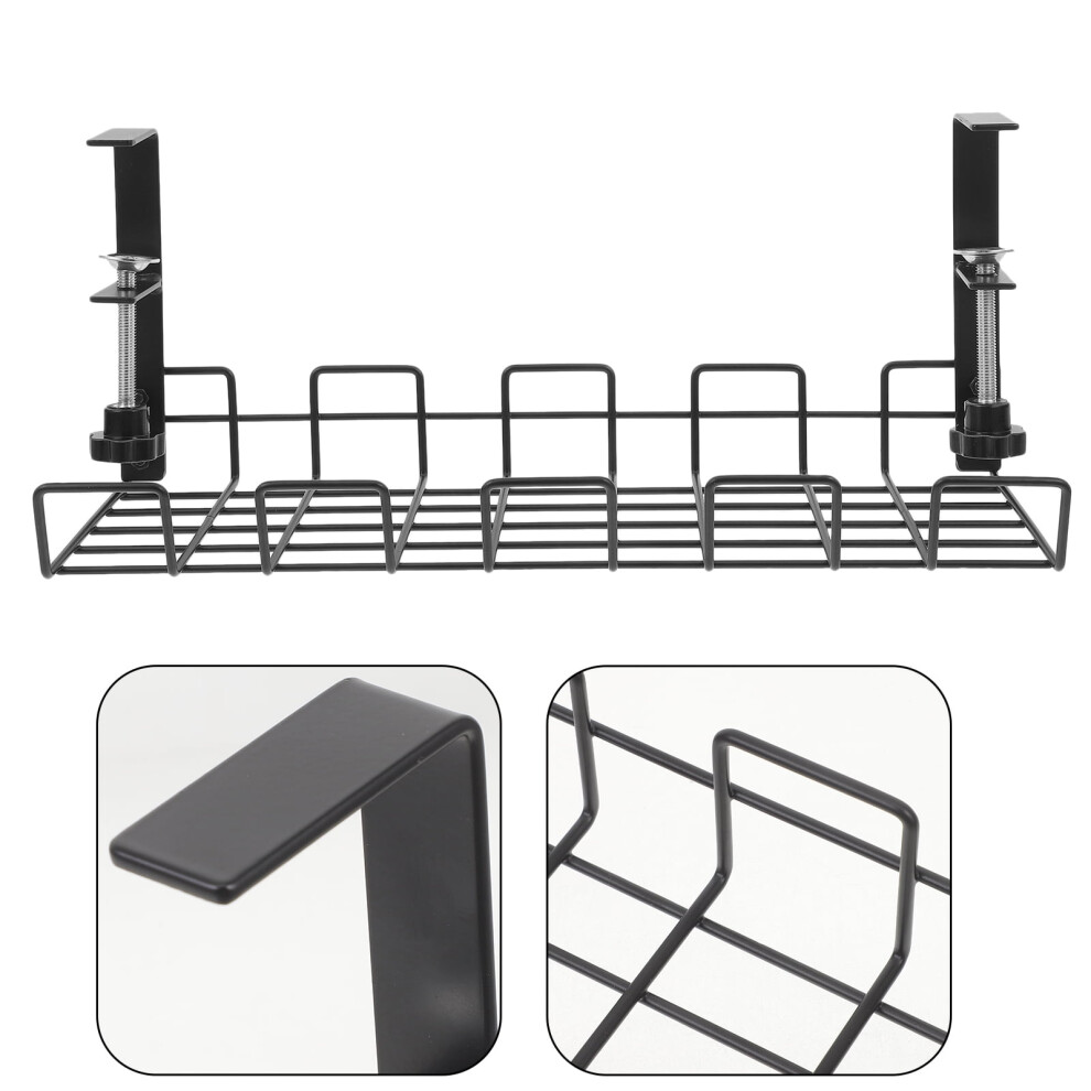 Under Desk Cable Management Rack Under Desk Cable Organizer Metal Cable Tray 9327961507951