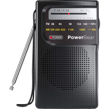 Φορητό ραδιόφωνο AM/FM με 2 μπαταρίες AA